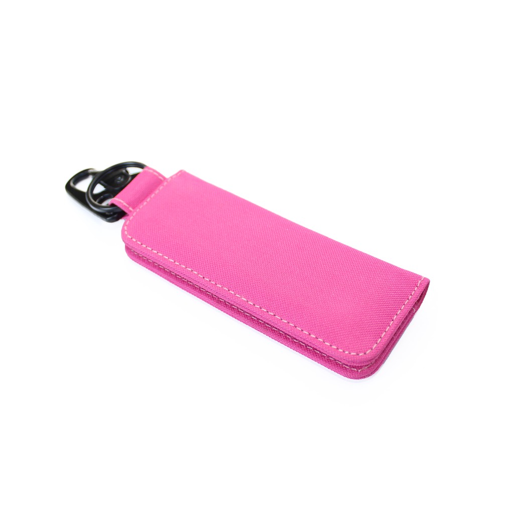 DOMPET STNK MOTOR MOBIL GANTUNGAN KUNCI CARABINER PINK EMDS86