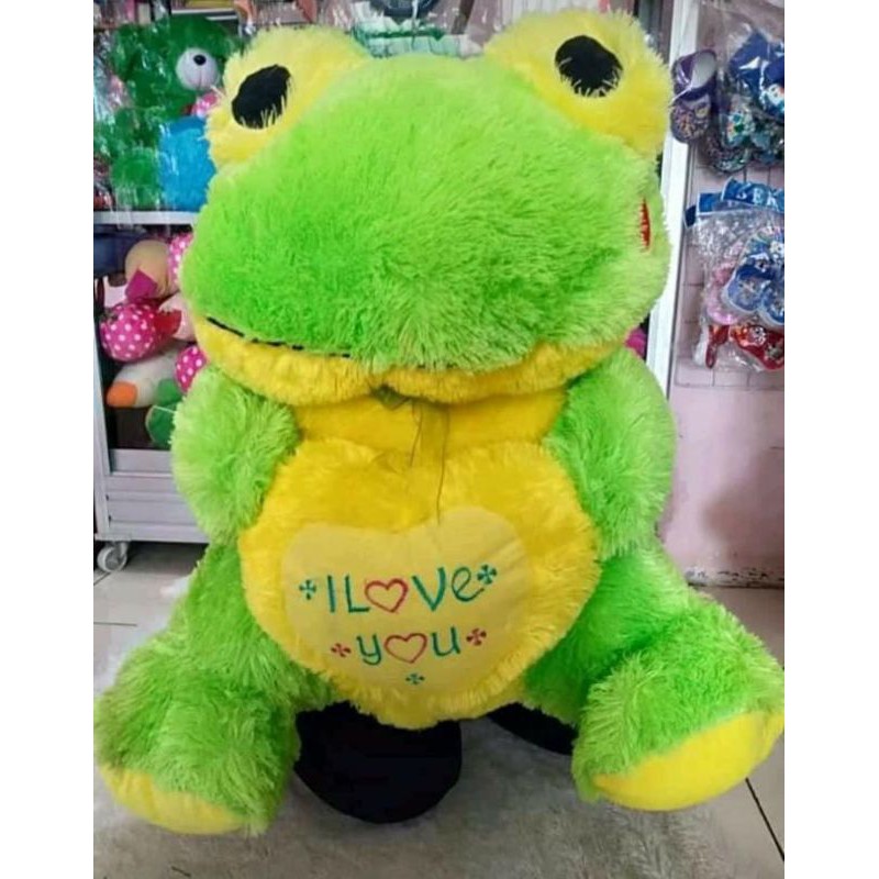 Boneka keroppi love lucu