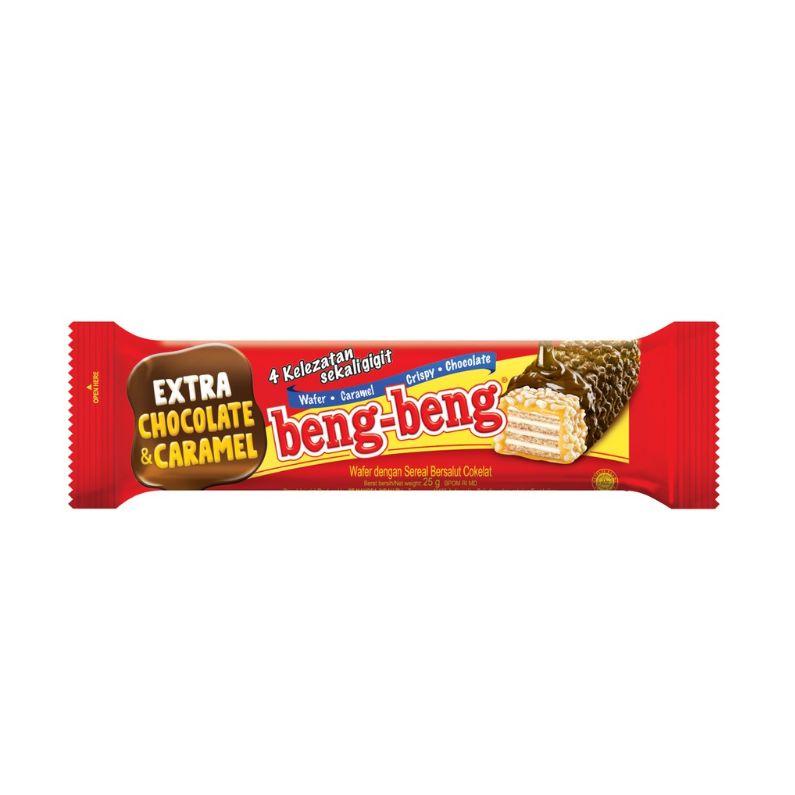 

Terbaru|SQ27|Beng Beng Extra Chocolate & Caramel Crispy Wafer - Netto 17 bks x 25 gr - 1 DUS