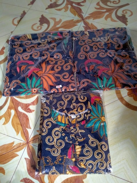 Batik Couple Keluarga Sania Ruffle Sekar Menteh Ori Ndoro Jowi Dnt