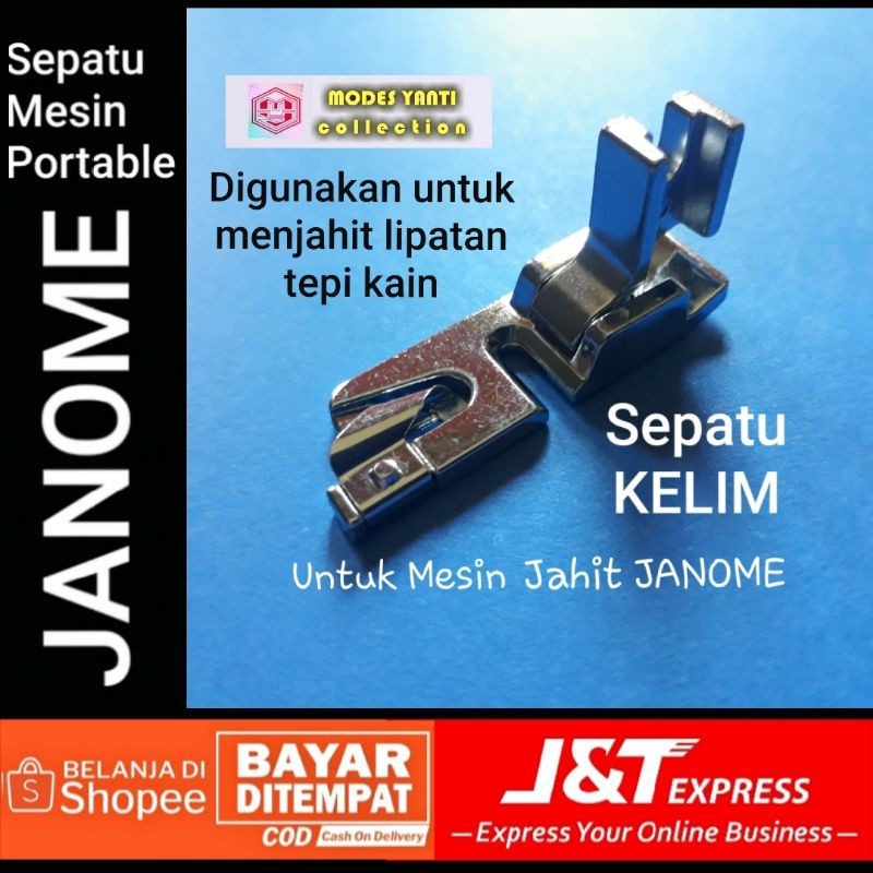 Sepatu kelim mesin portable
