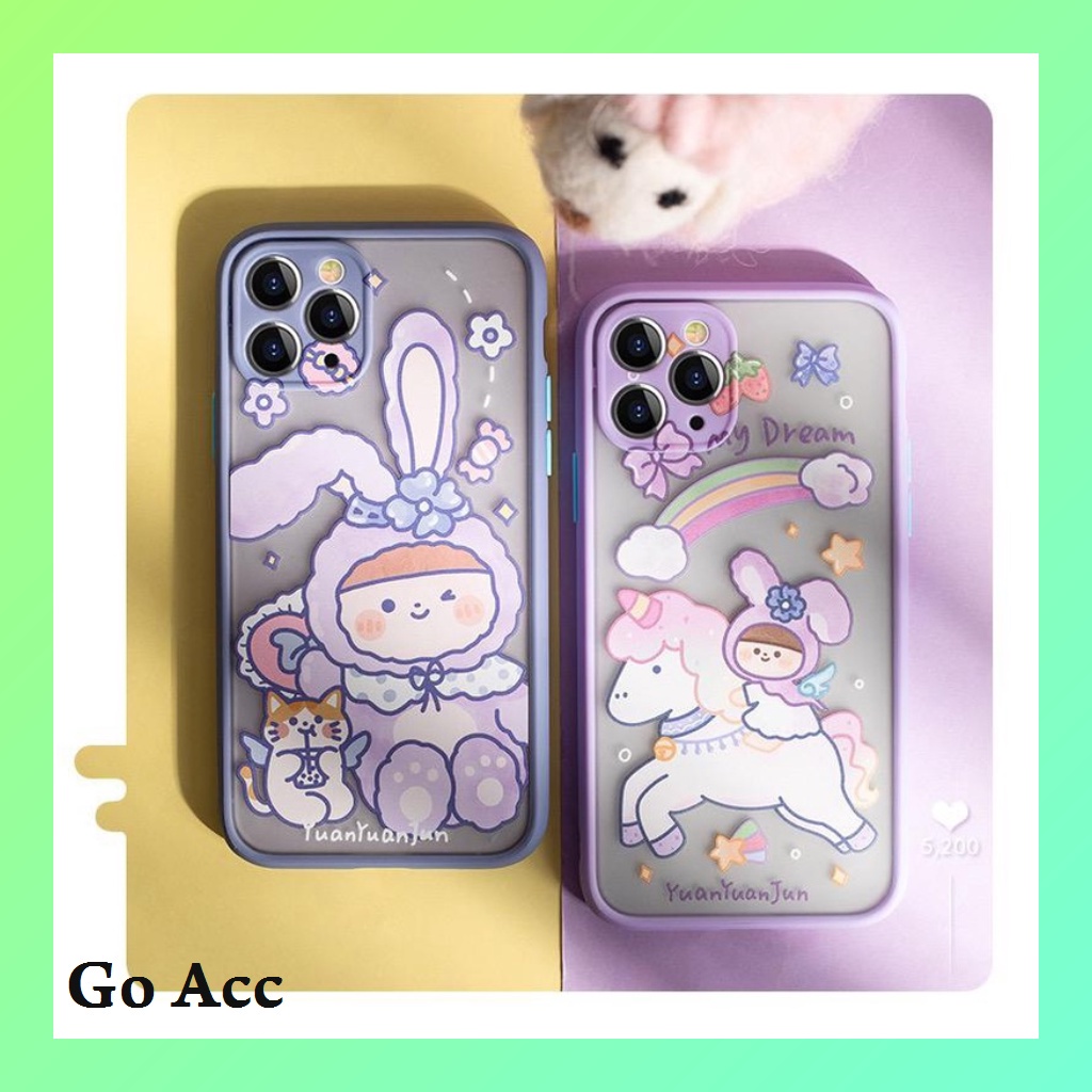 Softcase Unik Ungu Lilac Oppo A15 A15s A31 A33 A53 A3S A5 A9 A52 A72 A92 2020 F9 A16 A37/Neo 9 Realme C21y Xiaomi Redmi 8