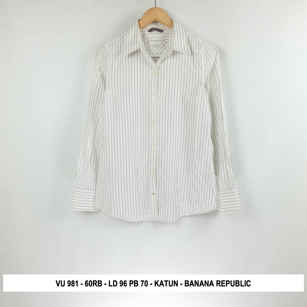 Thrift Blouse Vintage | Kode V3-VU 981