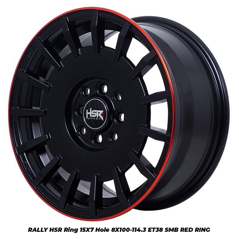 Velg Mobil Murah HSR RALLY Ring 15 Velg JDM Rally R15 Buat Brio Agya Calya Sigra Terlaris