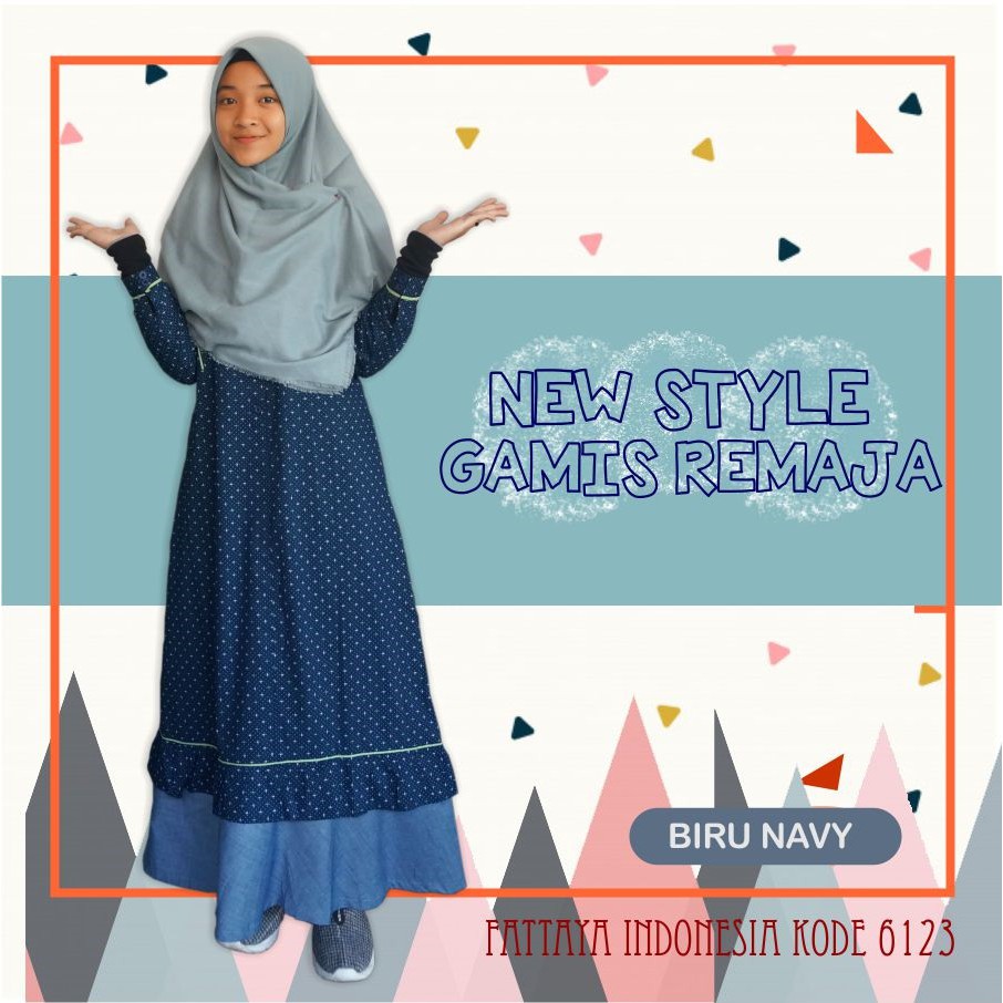 GAMIS REMAJA FATTAYA COLLECTION INDONESIA KODE 6123