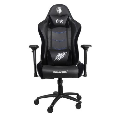 Sades Kursi Gaming Crux - Black - Gaming Chair Nagamasmitra