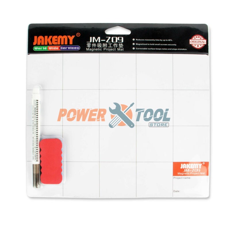 

Jakemy Magnetic Mat Pad with Erasable Marking Pen - Brush (JM-Z09)
