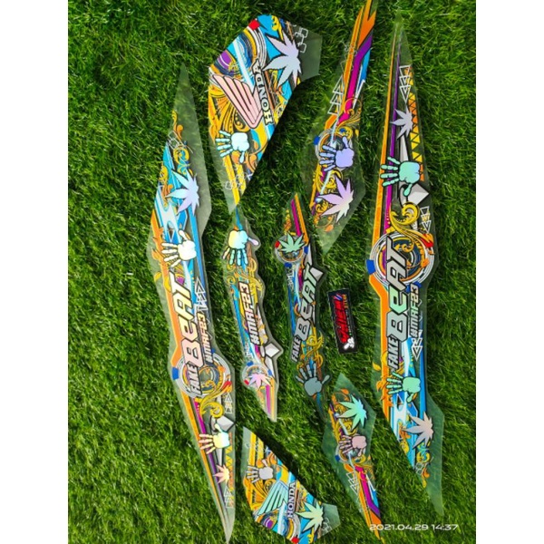 STRIPING TRANSPARAN HOLOGRAM BEAT NEW 2016 2019