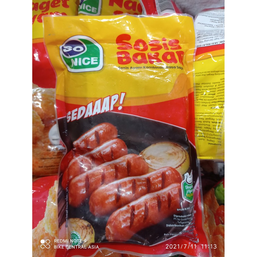 

SO NICE SOSIS BAKAR 500GR