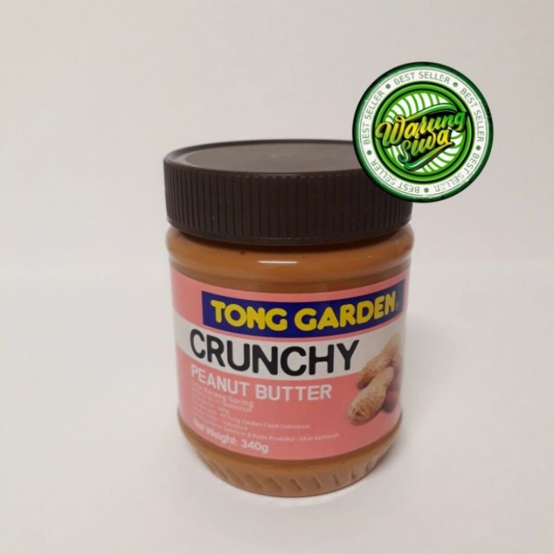 

tong garden peanut butter crunchy 340gr