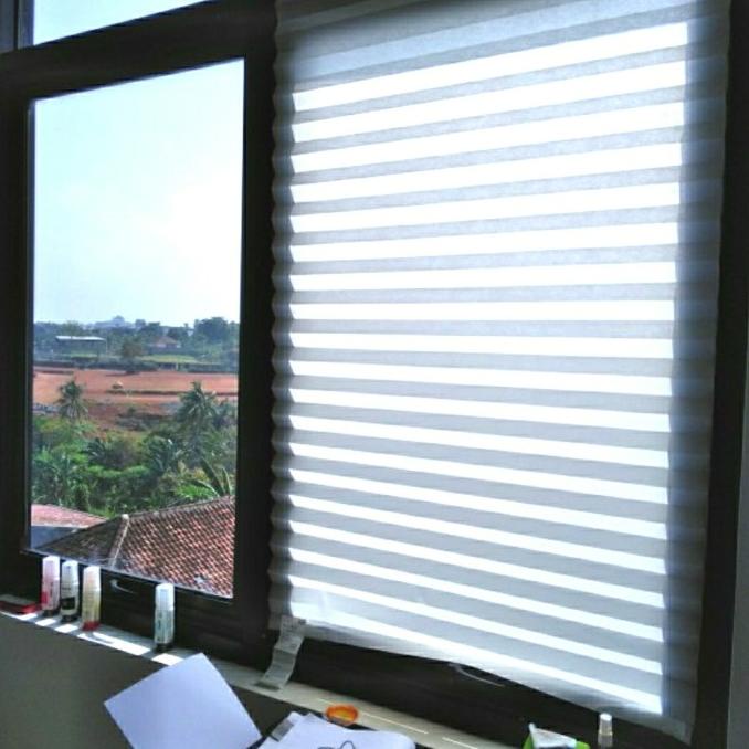 Tirai Jendela - Tirai Lipat Portable -Gorden Jendela Minimalis Hordeng
