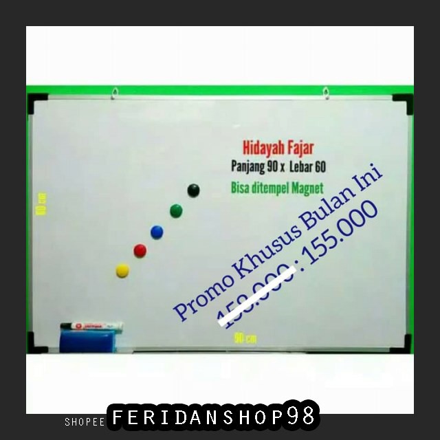 

BT611 PAPAN TULIS BEST WHITE BOARD MAGNET BY FERIDANSHOP98