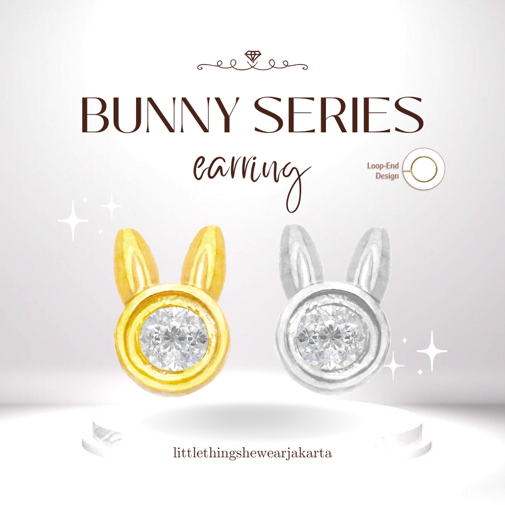 (Jakarta) Littlethingshewear Official Bunny Swarovski 0,5 Gram