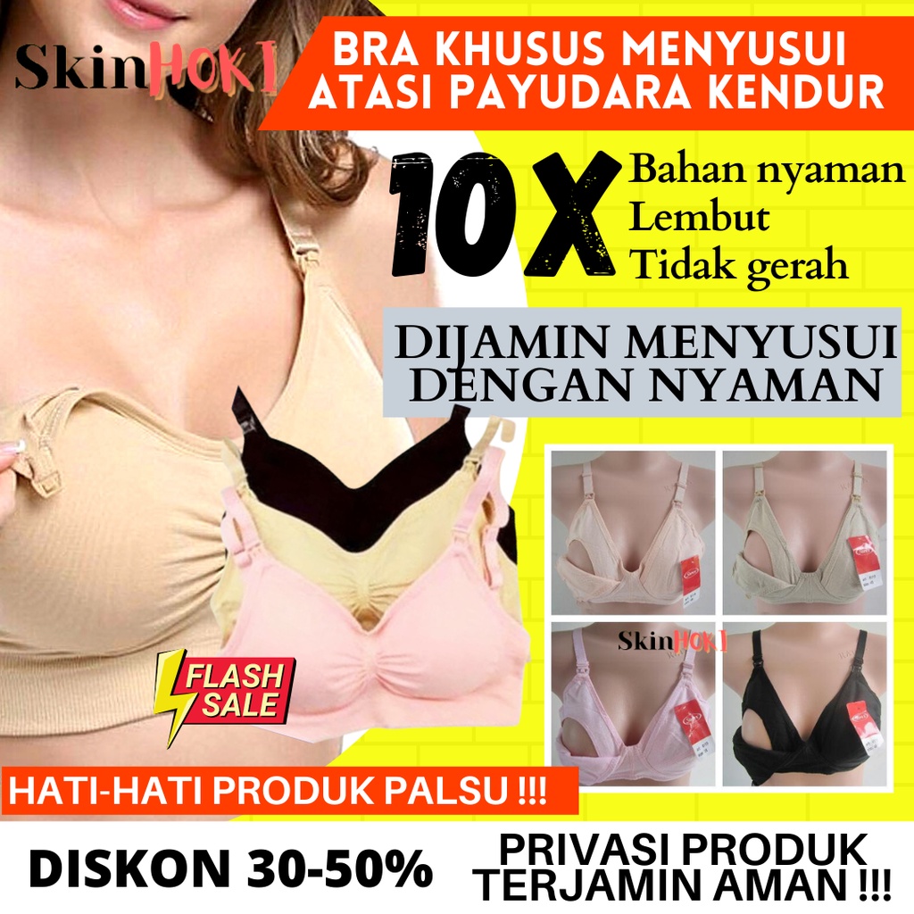 BH TANPA KAWAT BH BUSUI BRA SOREX 8200 ORIGINAL