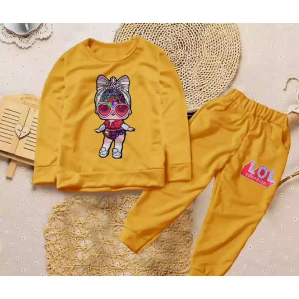 Stelan anak LED//stelan anak perempuan//stelan anak LOL//stelan joger anak//stelan anak terbaru//