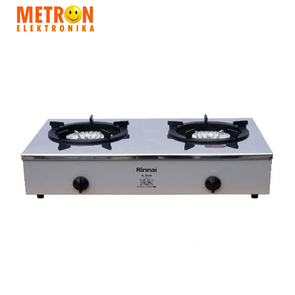 RINNAI RI 2 RSPN GAS COOKER 2 STOVE / KOMPOR GAS 2 TUNGKU / RI2RSPN