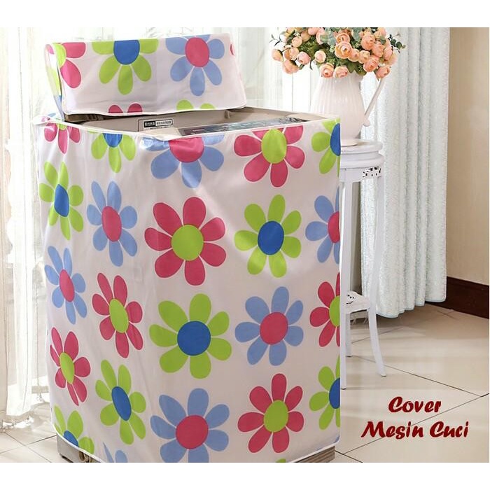 Penutup Mesin Cuci - Cover Mesin Cuci - Sarung Mesin Cuci - Penutup Mesin Cuci Bukaan Depan