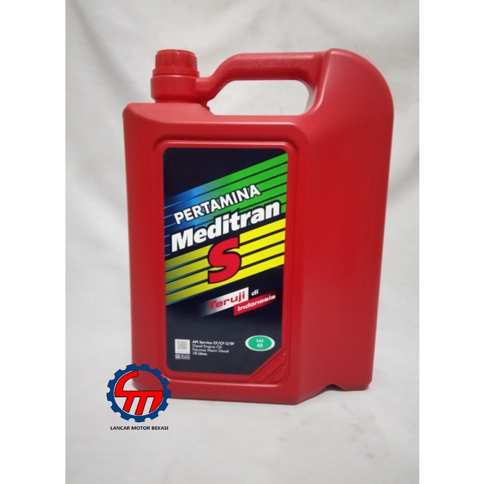Oli Diesel Pertamina Meditran S SAE 40 10 Liter Asli Original