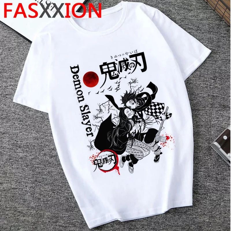 Kaos Demon Slayer Kimetsu No Yaiba / Baju Kaos anime Jepang Kimetsu No Yaiba Demon Slayer Anak cowo