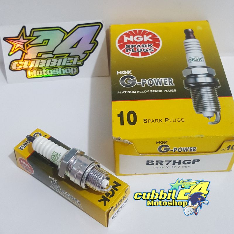 BUSI NGK G-POWER PLATINUM BR7HGP FIZR-FORCE 1-RX KING-RXZ ORIGINAL