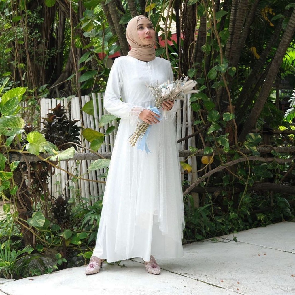 Gamis Sakura Velvet Gamis Lebaran Murah Gamis Lebaran 2023 Gamis Lebaran Jumbo Wanita 2023 Gamis Kon