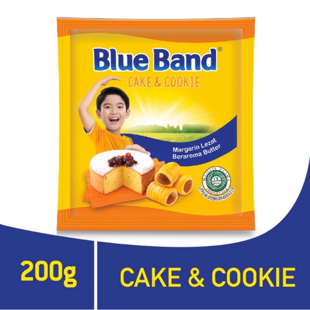

BlueBand Cake & Cookie Sachet [200 g] Blue band Cake & Cookies