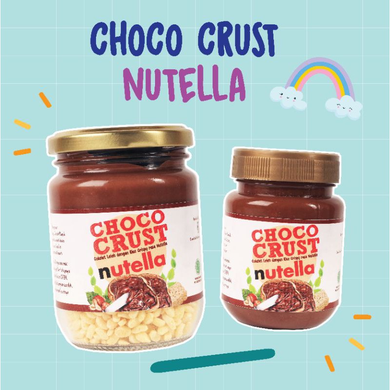 

choco crust jar plastik variant nutella