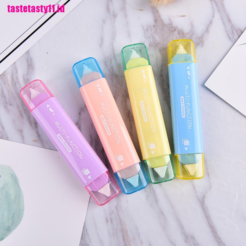 Pita Koreksi Kepala Ganda Ukuran 5mm X 5m Untuk Alat Tulis Sekolah