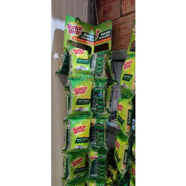 Scotch Brite Sabut Spons Cuci Piring 3M Hijau