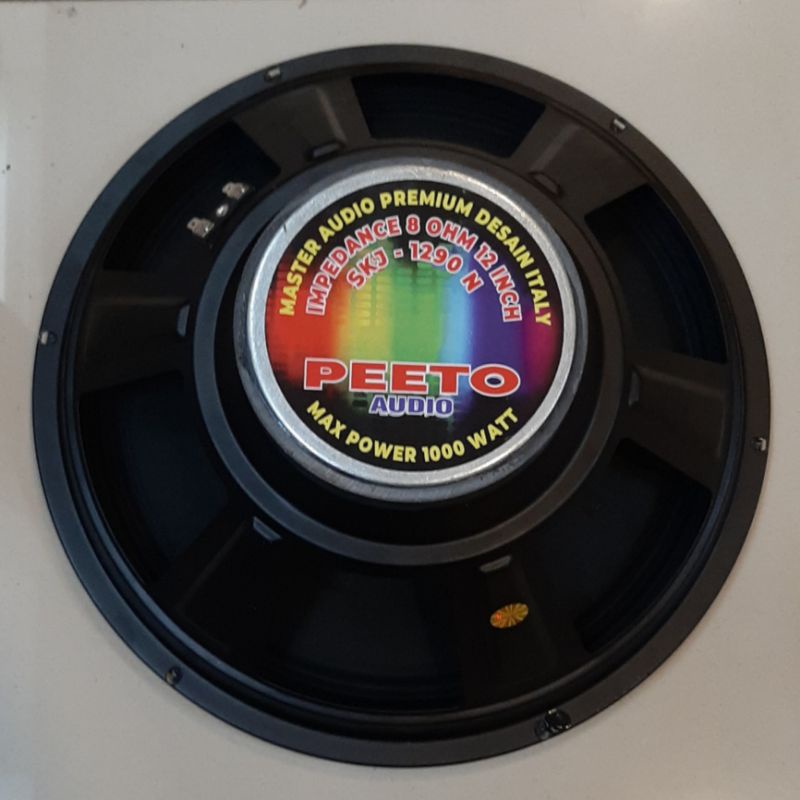 Speaker Component PEETO 12 Inch Black Series SKJ-1290 N Max 1000 Watt