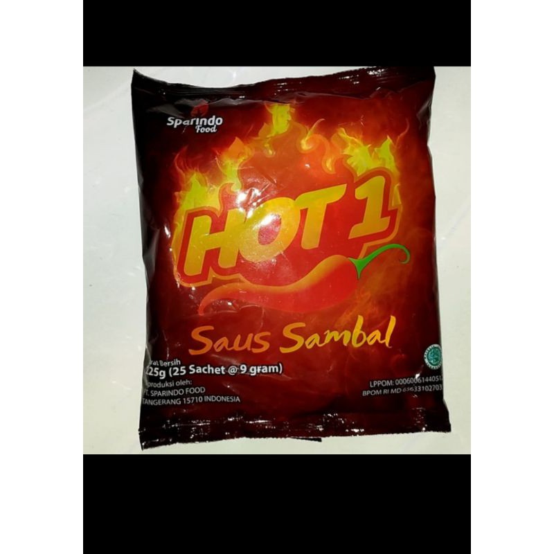 

HOT -1 SAMBAL SACHET 225gr (25x9gram)