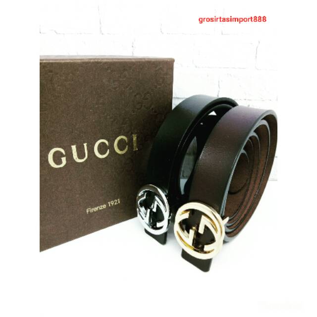 Ikat pinggang kulit cewek GUCCi
