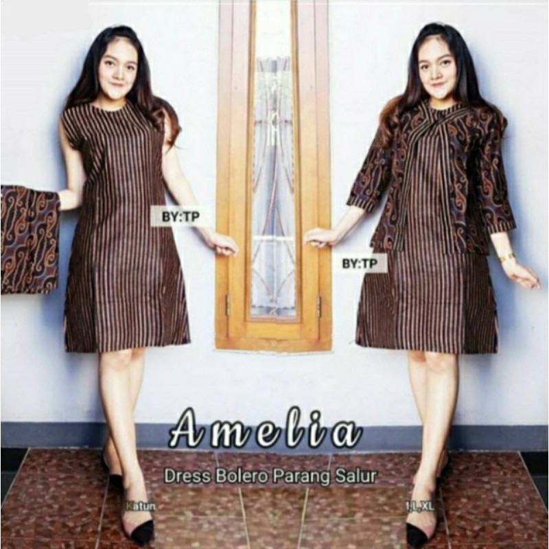 DRESS BOLERO PARANG SALUR BEST SELLER