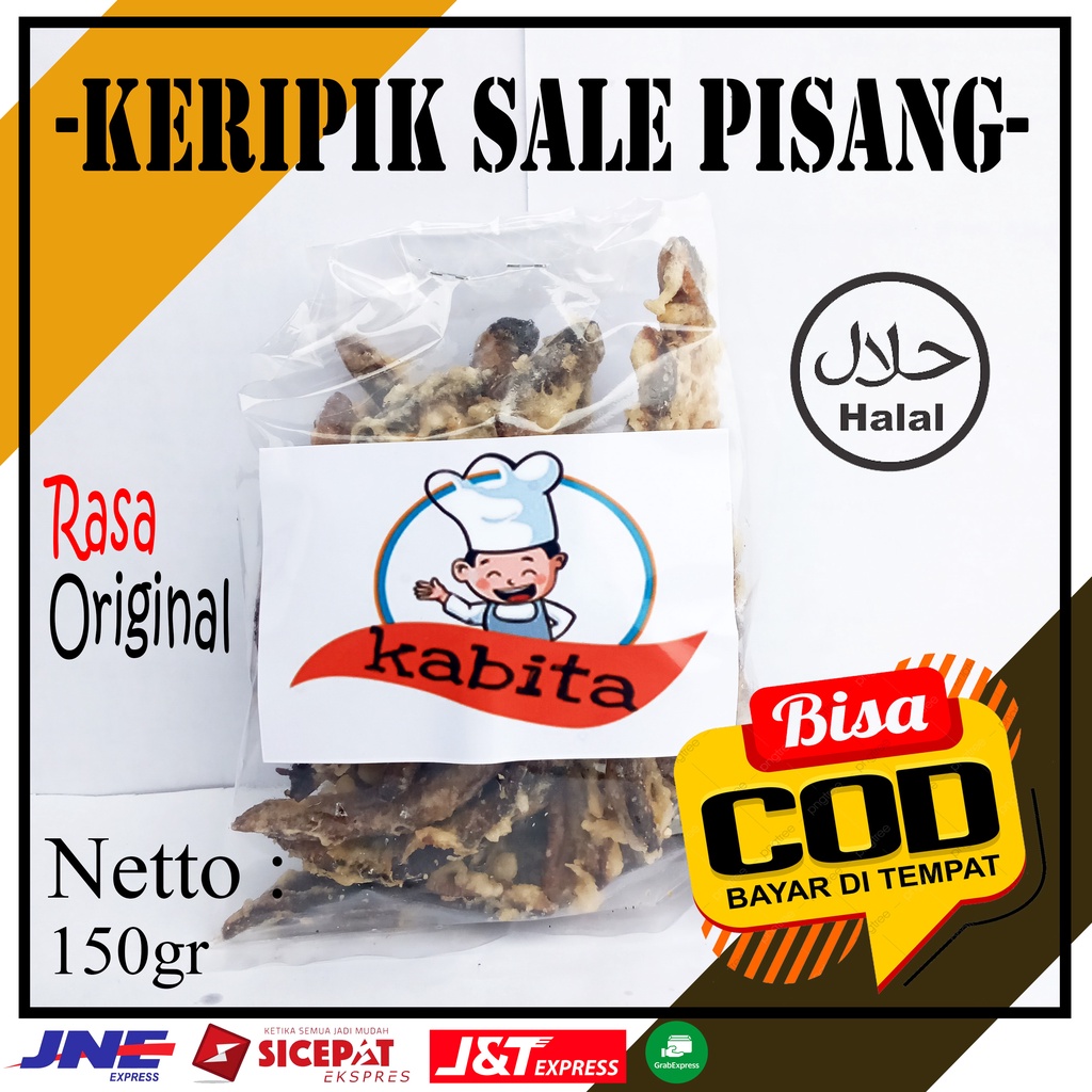 

Makanan Ringan Keripik Sale Pisang Manis 150gr Cemilan Instan kripik Sale Murah