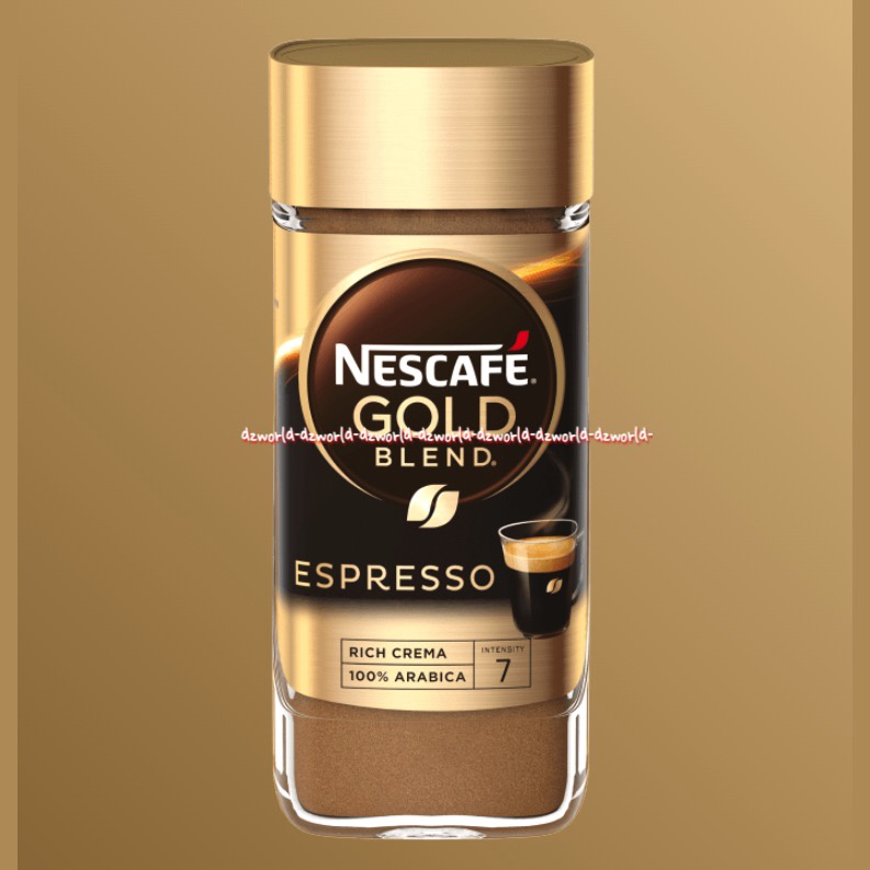 Nescafe Gold Blend Espresso 100gr Rich Crema Kopi Bubuk Halus Nescafe Kemasan Botol 100% Arabica Coffee Espreso