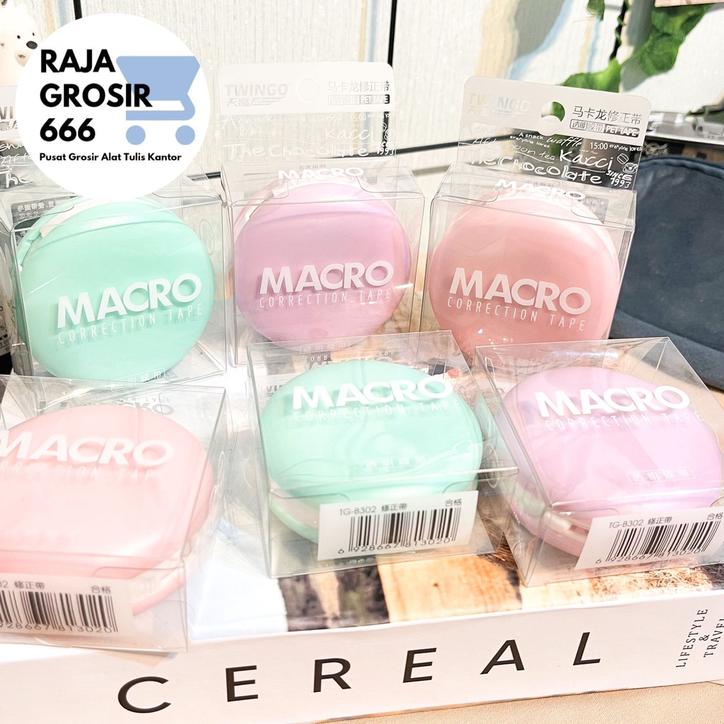 

Correction tape macarons makaron makanan sweet tipe x kertas lucu alat tulis kantor imut kado unik souvernir cod