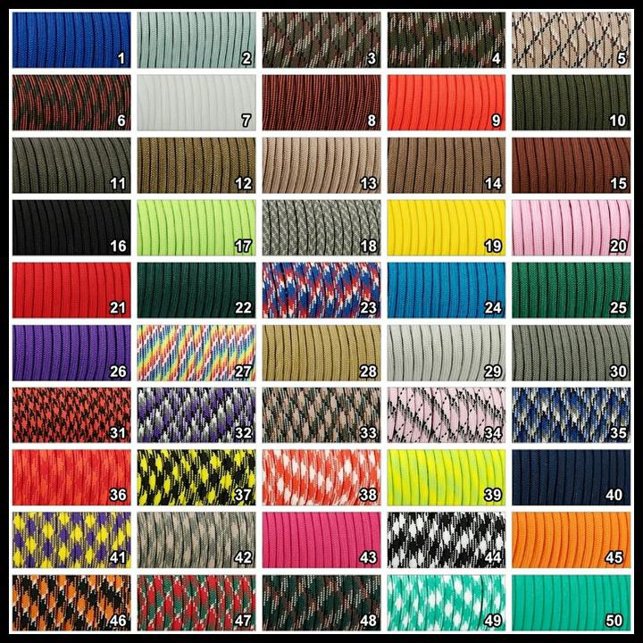 

Tali Paracord 4mm bulet / tidak gepeng BERKUALITAS