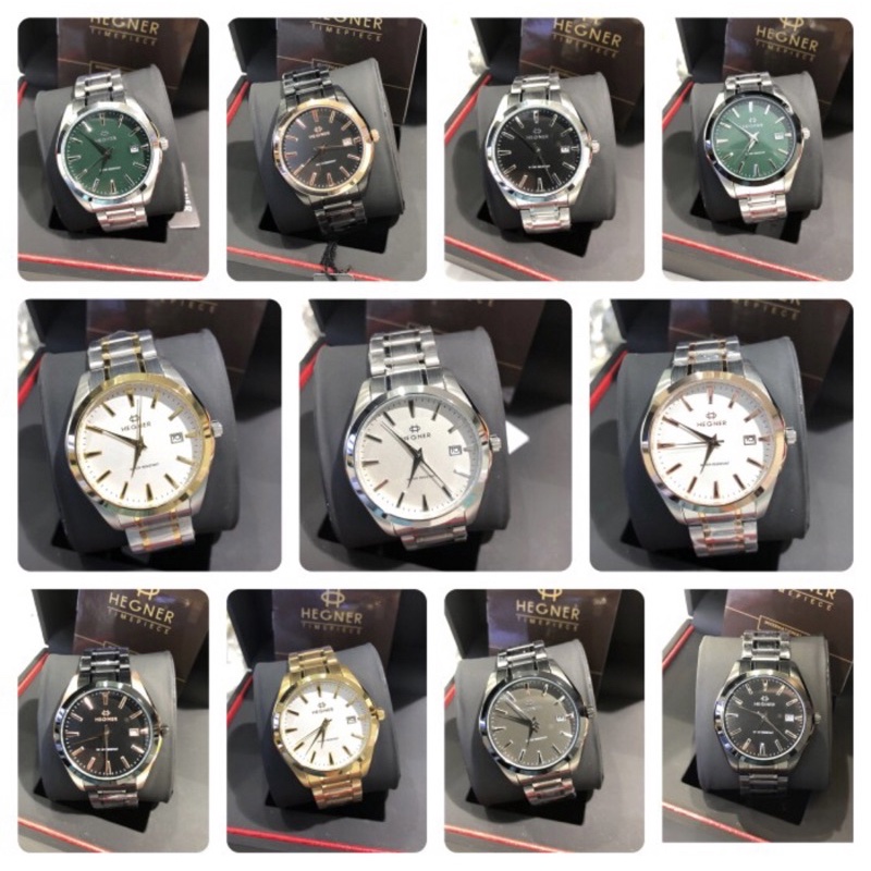 JAM TANGAN PRIA HEGNER 1678G / HW 1678G / HEGNER 1678 RANTAI [ORIGINAL]