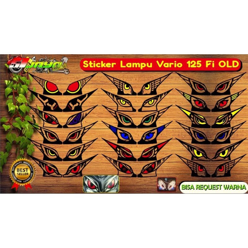 Sticker Stiker Lampu Mata Elang Vario 125 Fi OLD/Lama Tahun 2014