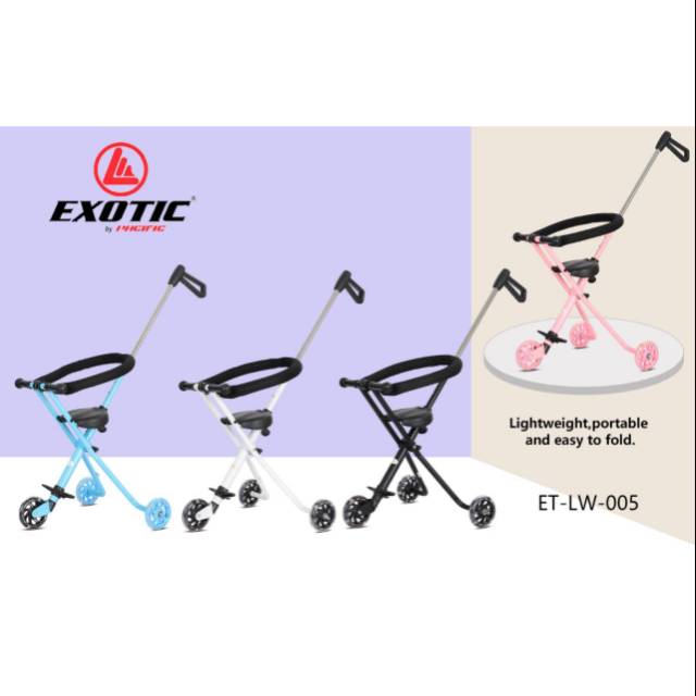 STROLLER ANAK EXOTIC MICRO TRIKE .DORONGAN ANAK EZZY EXOTIC .