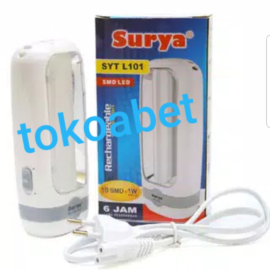 Lampu Darurat Senter, Flashlight Emergency Lamp SURYA SYT L101, Lampu Emergency#tokoabet