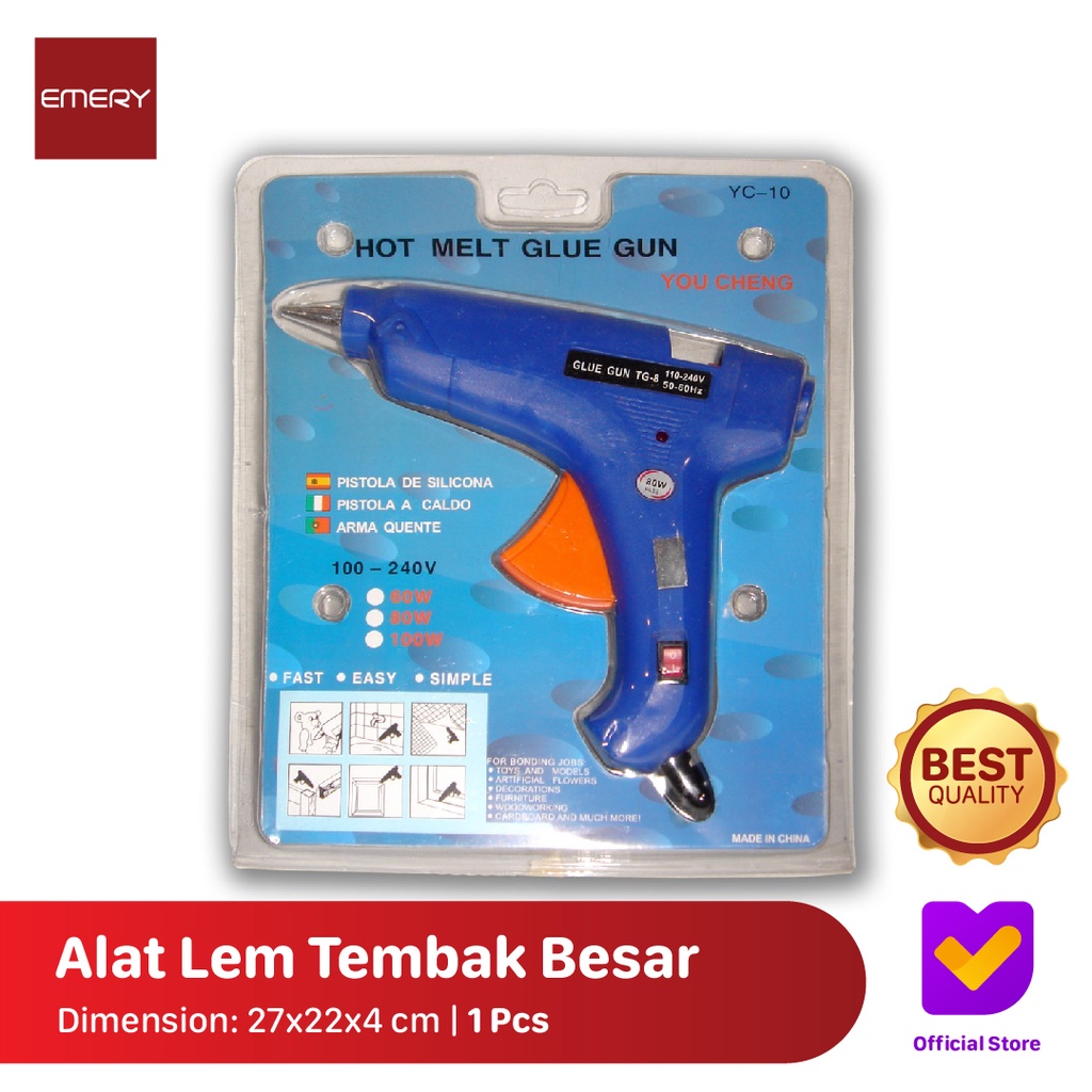 

ALAT LEM TEMBAK BESAR / GLUE GUN STICK (BIG) ( ISI 1 PCS )