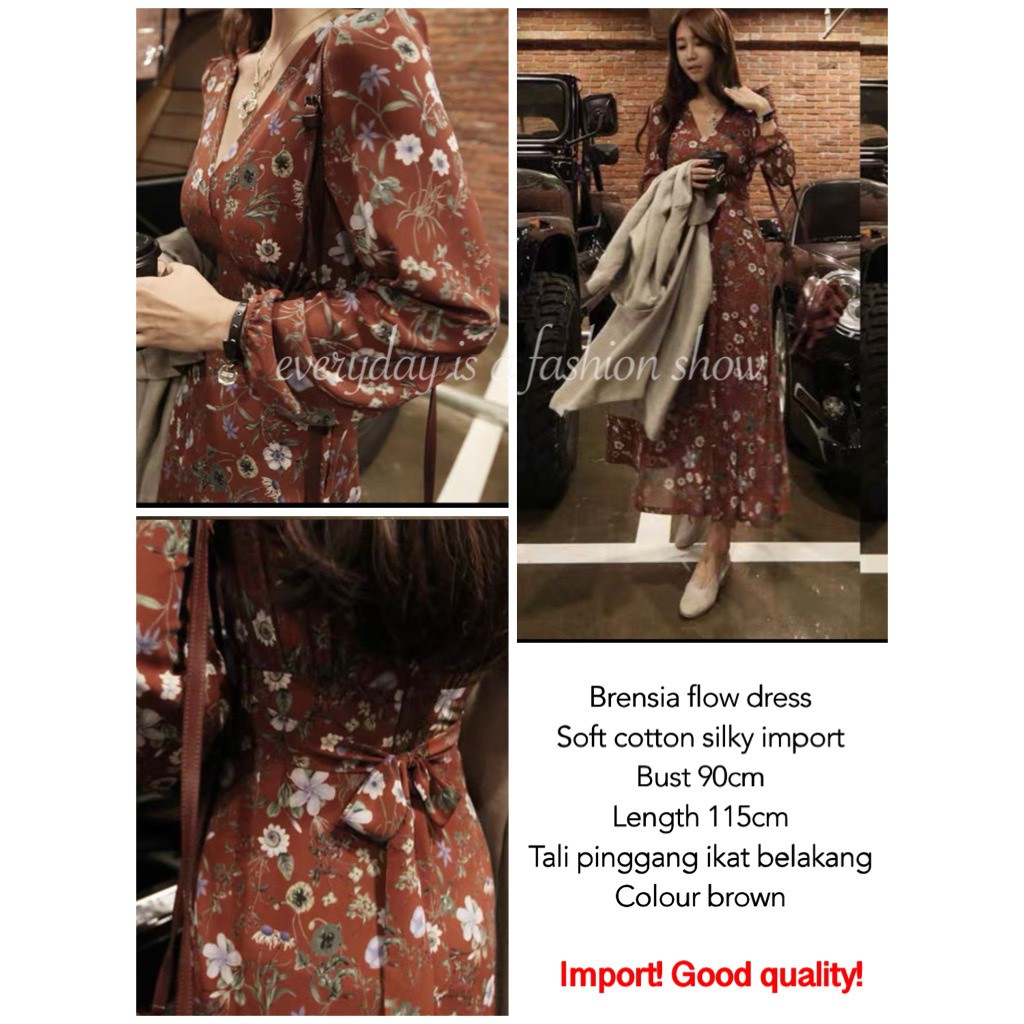 pm dress brensia flow import