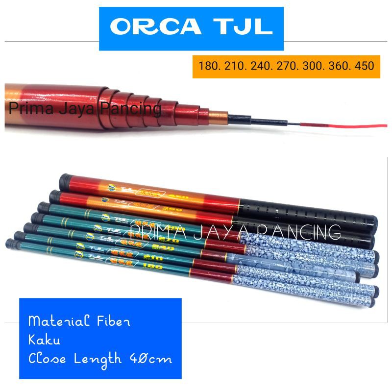 Joran Tegek Orca Tjl Warna Random Shopee Indonesia