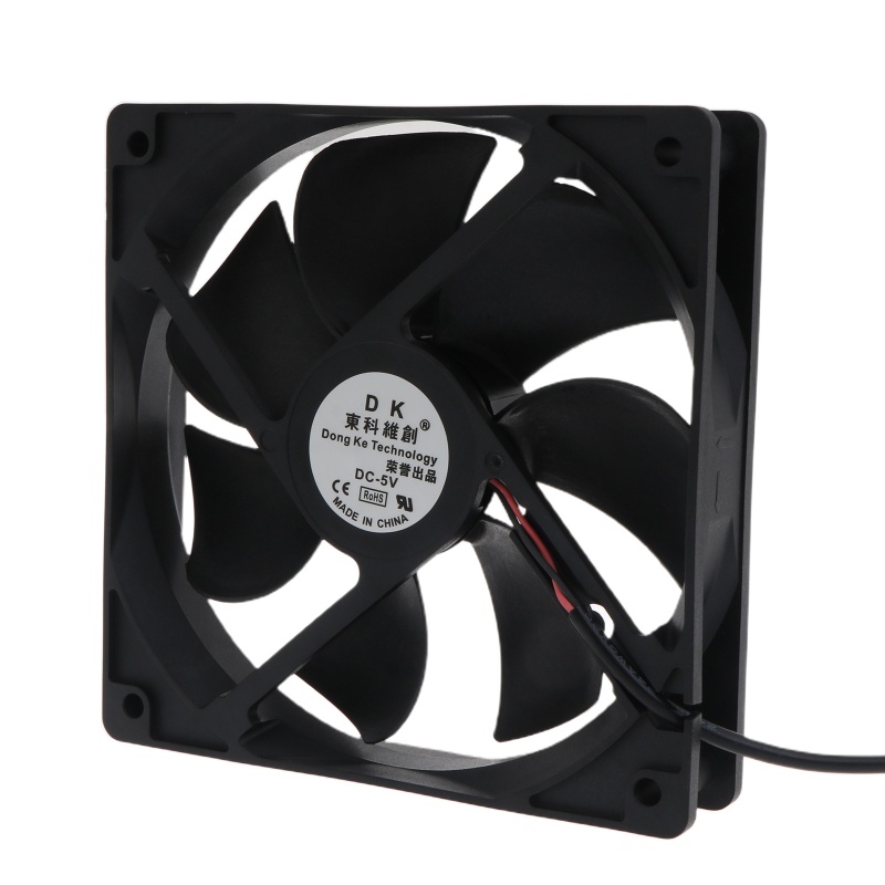 Bt 120x120x25mm Kipas Angin 5V Untuk DC Brushless Cooling Fan USB 2Pin Komputer PC Untuk Case C