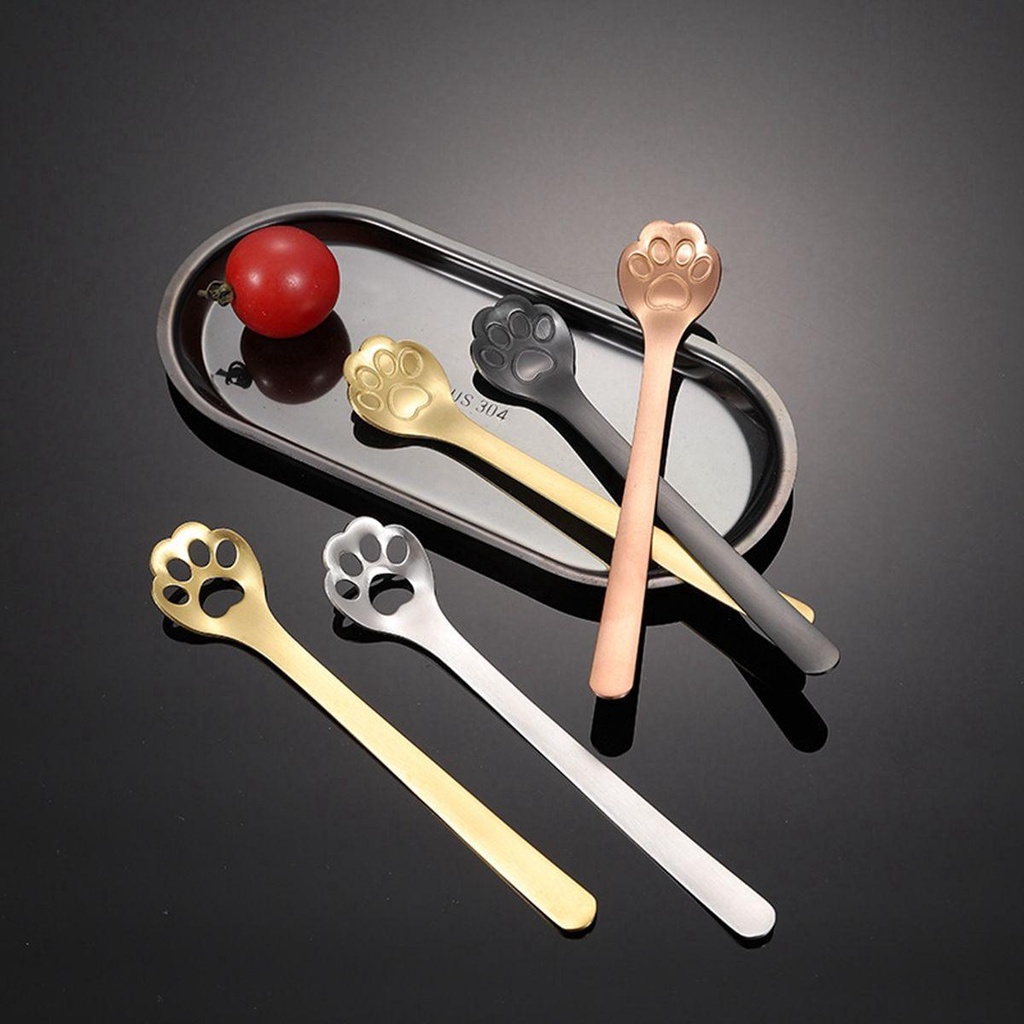 [Elegan] Sendok Teh Dapur Minum Es Krim Lucu Dessert Ice Tea Stirring Tool