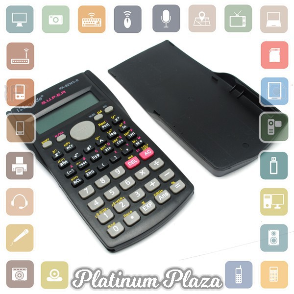 Karuida Kalkulator Elektronik Scientific Calculator - 82MS - Black`60XL8Z-