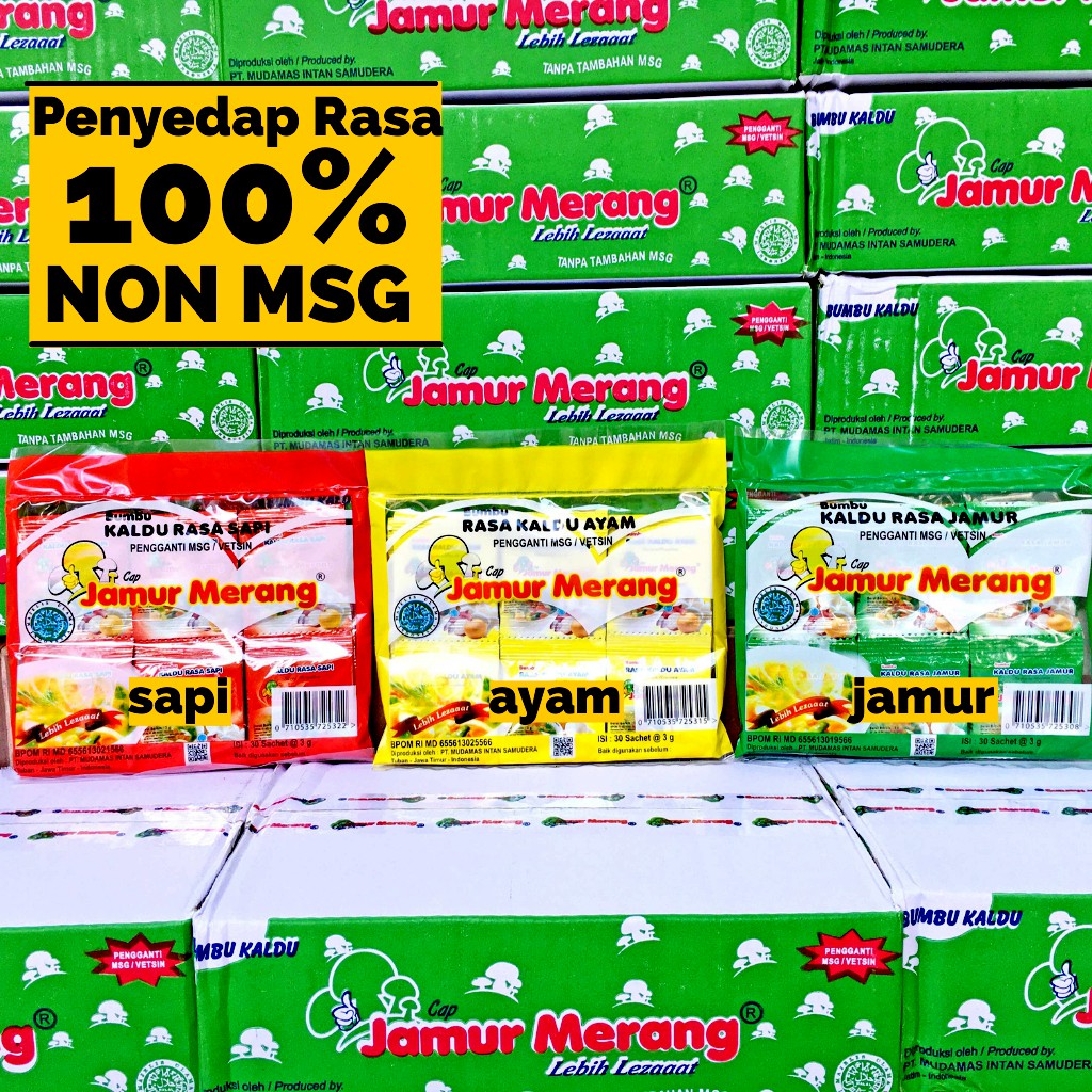 Kaldu jamur merang alami 90 gram 1 dus