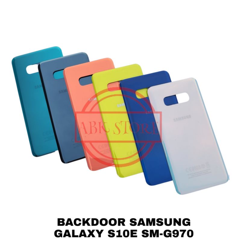 TUTUP BELAKANG BACKDOOR BACKCOVER BACK CASING SAMSUNG GALAXY S10E COVER BATERAI