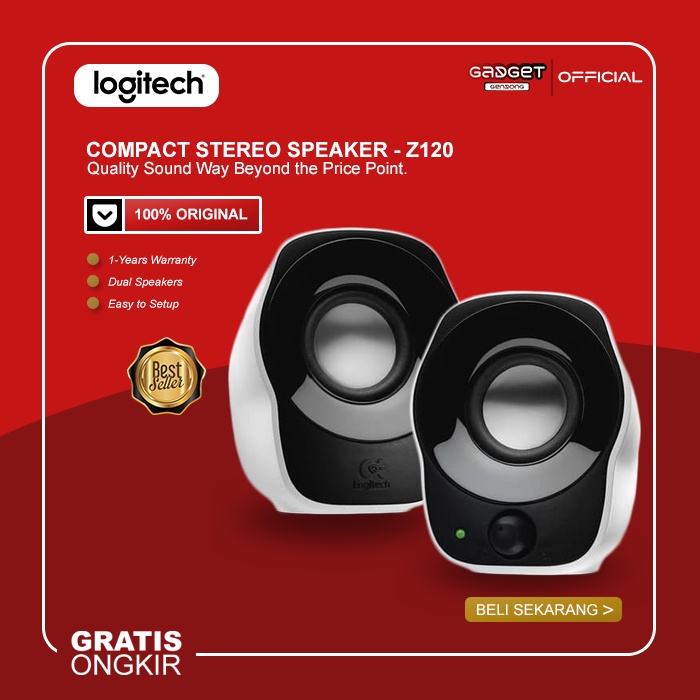 Logitech Compact Stereo Speaker - Z120